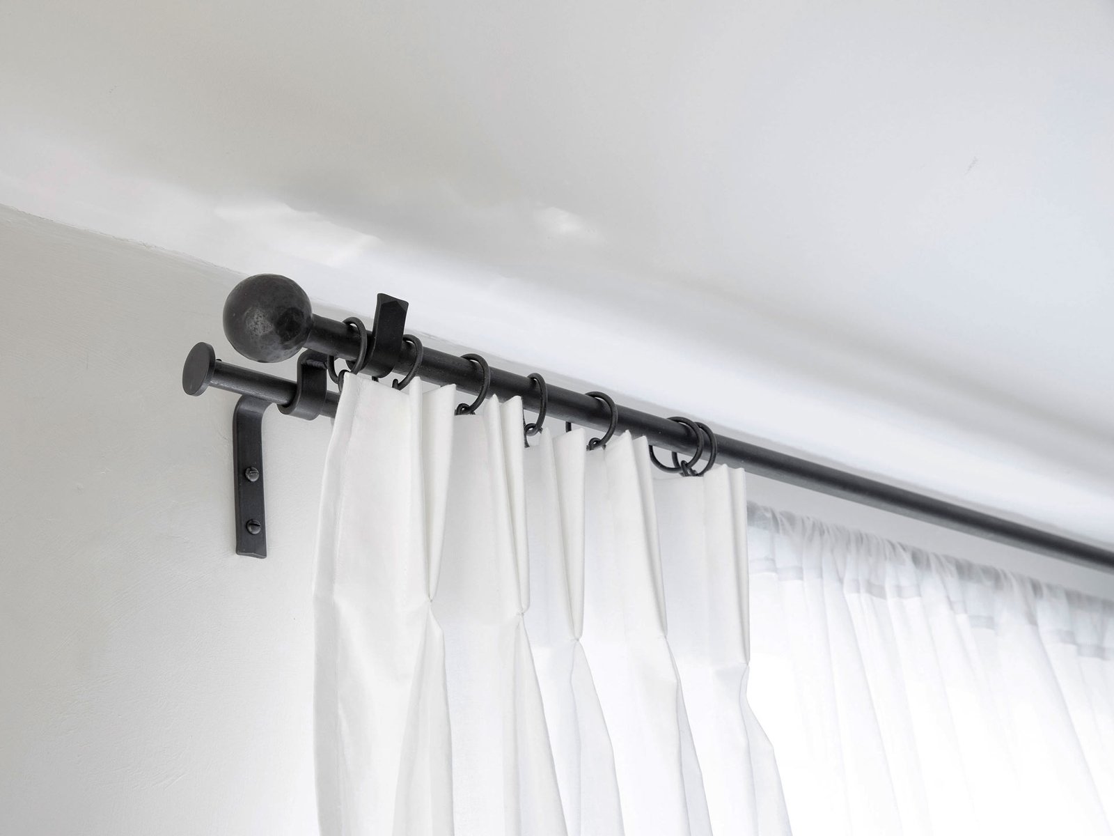 double curtain rod